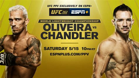 ufc 262 live stream online|UFC 262: Oliveira vs. Chandler (10/5/23) .